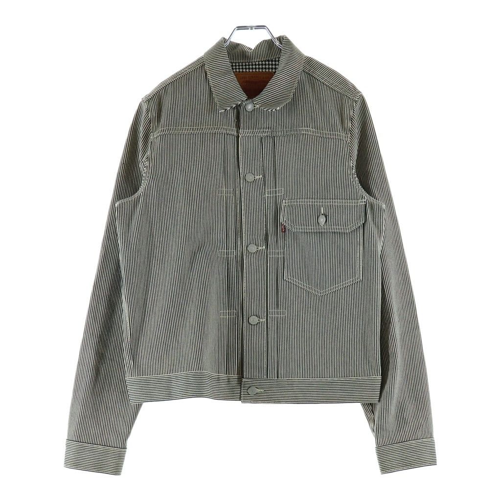 SUPREME(シュプリーム) 18SS ×Levi's Hickory Stripe Cotton Jacket ×リーバイス ヒッコリーストライプコットンジャケット ホワイト