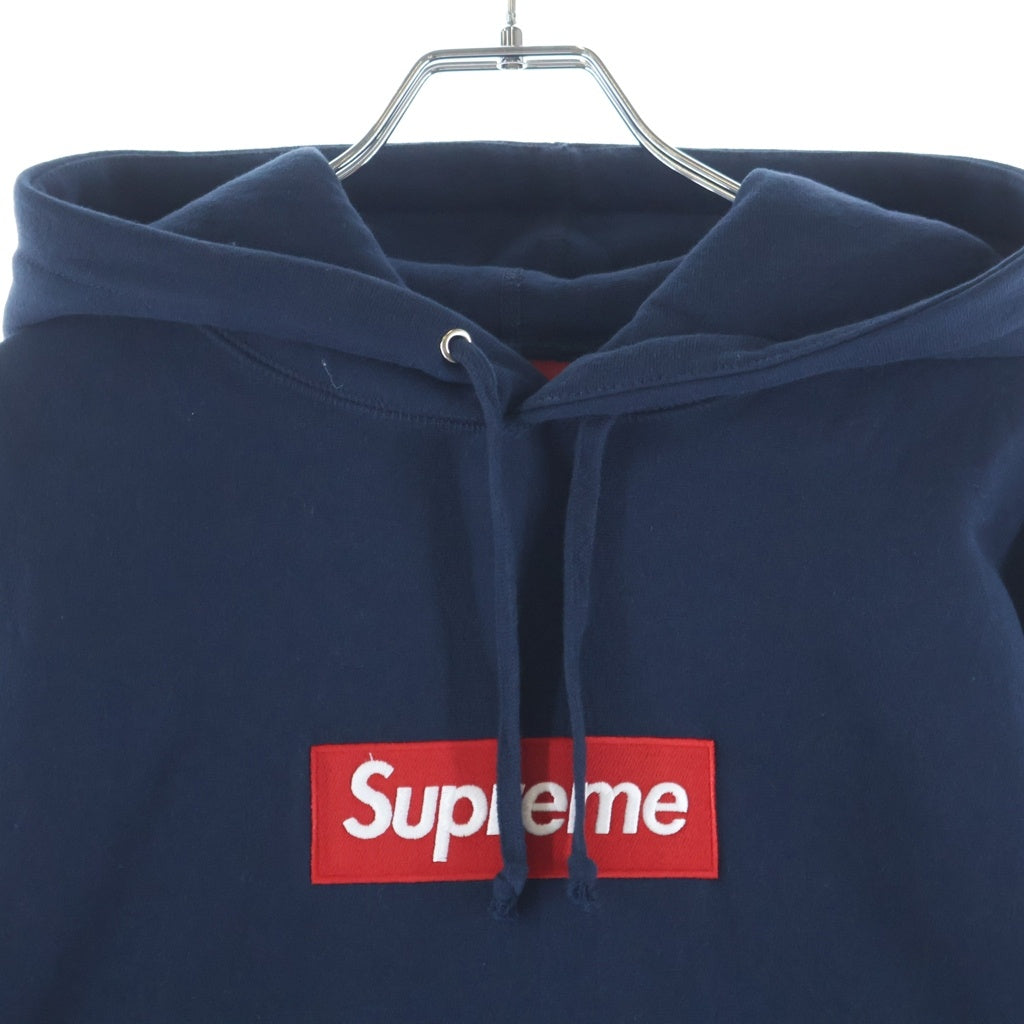 SUPREME(シュプリーム) 16AW Box Logo Hooded SweatShirt ボックスロゴ プルオーバー パーカー ネイビー