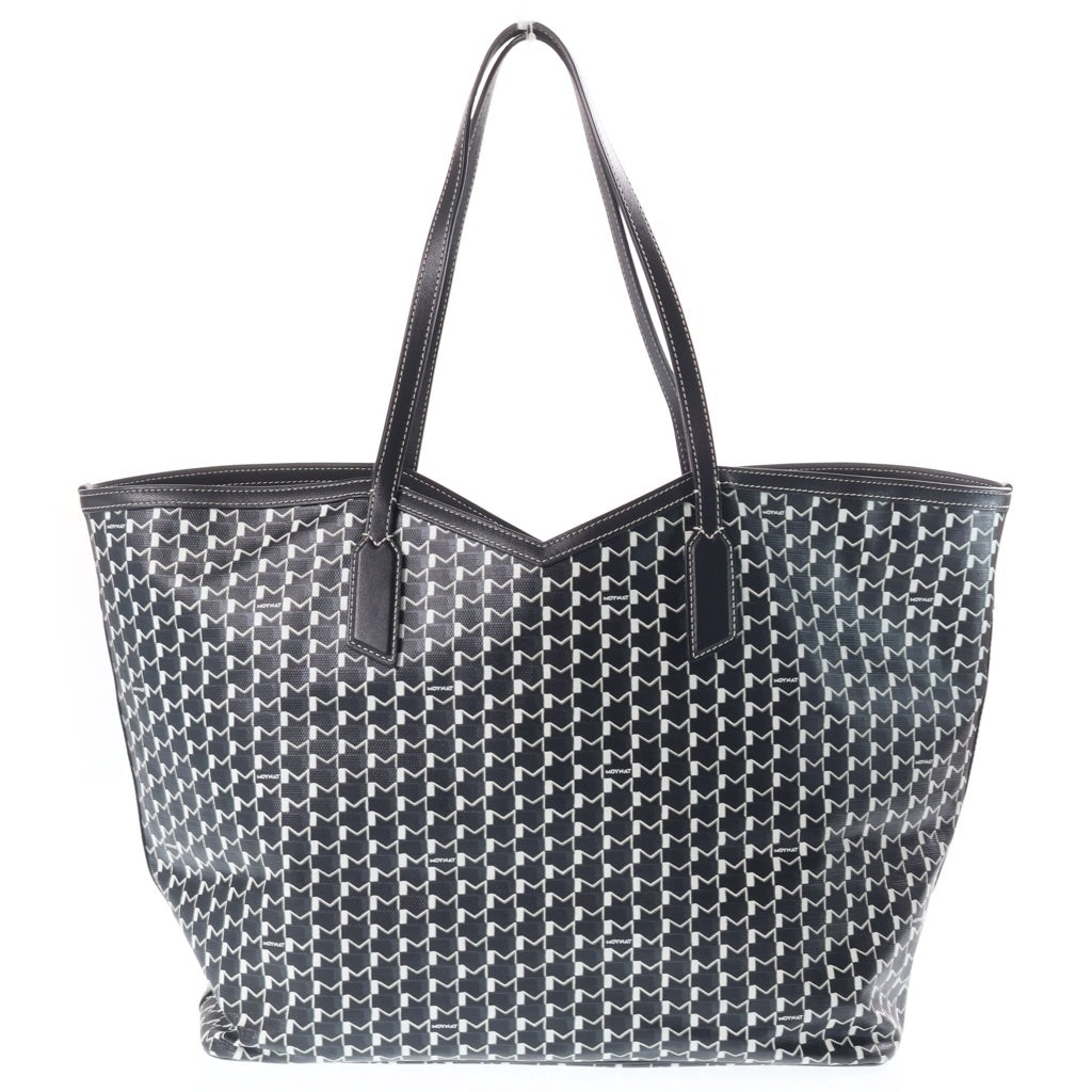 NO BRAND(ノーブランド) MOYNAT M.CABAS モワナ M.カバス トートバッグ ブラック/ホワイト レディース