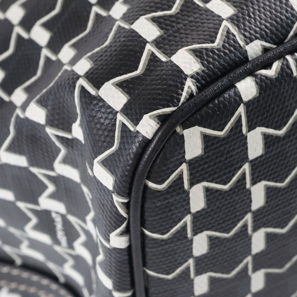 NO BRAND(ノーブランド) MOYNAT M.CABAS モワナ M.カバス トートバッグ ブラック/ホワイト レディース