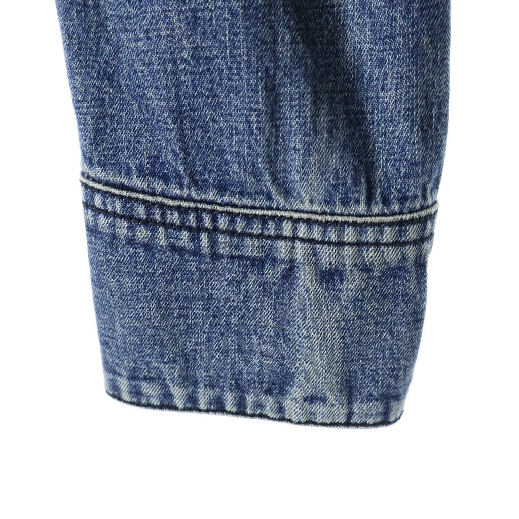 CHROME HEARTS(クロムハーツ) Y NOT CROSS BALL BUTTON LAST BITE DENIM SHIRT ワイノット クロスボールボタン ラスト バイト デニムシャツ インディゴ