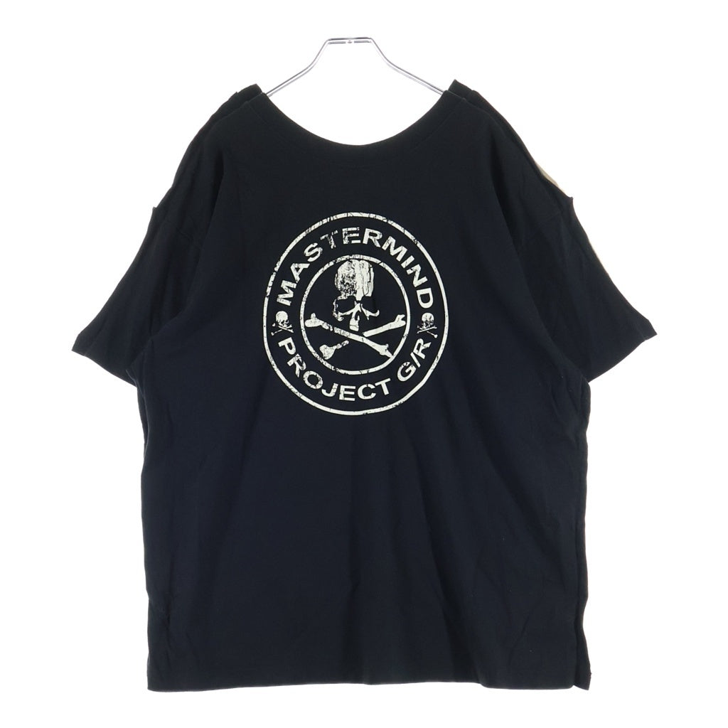 PROJECT G/R(プロジェクトジーアール) 25SS ×MASTERMIND TWO FACED OUTSEAM TSHIRTS マスターマインド トゥーフェイスドアウト シーム カモ柄 クルーネック カットソー 半袖Tシャツ カーキ