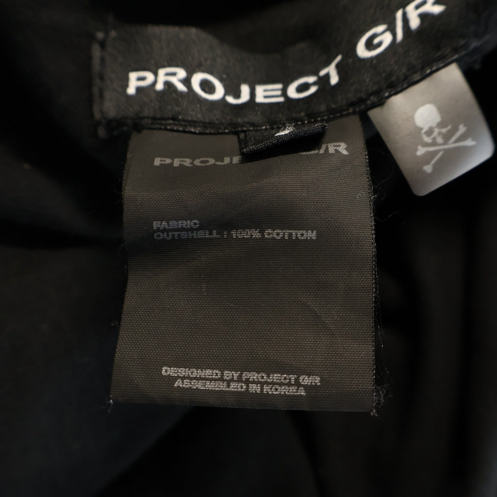 PROJECT G/R(プロジェクトジーアール) 25SS ×MASTERMIND TWO FACED OUTSEAM TSHIRTS マスターマインド トゥーフェイスドアウト シーム カモ柄 クルーネック カットソー 半袖Tシャツ カーキ
