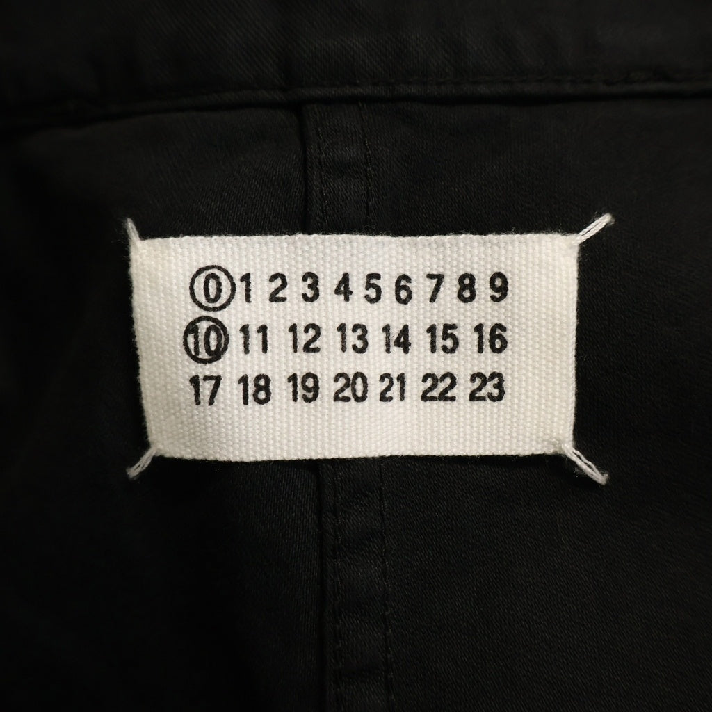 Maison Margiela(メゾンマルジェラ) ここのえ期 ダブルニー マルチポケット ジップアップ パンツ ブラック 733P00250013