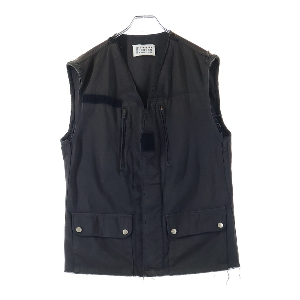 Maison Margiela(メゾンマルジェラ) 010初期 本人期 アーティザナル ミリタリーベストジャケット カーキ