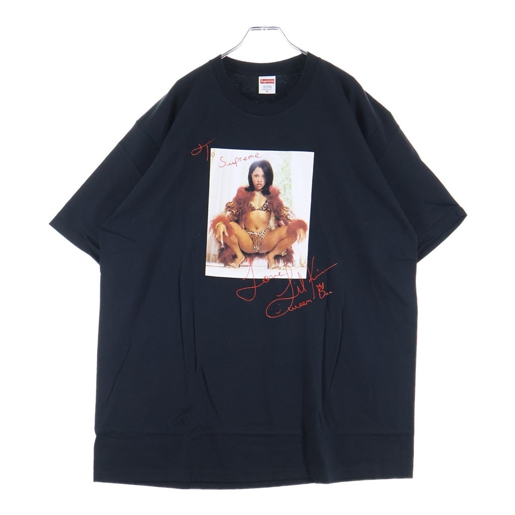 SUPREME(シュプリーム) 22SS ×LIL KIM Tee リル キム ロゴデザイン クルーネック カットソー 半袖Tシャツ ブラック