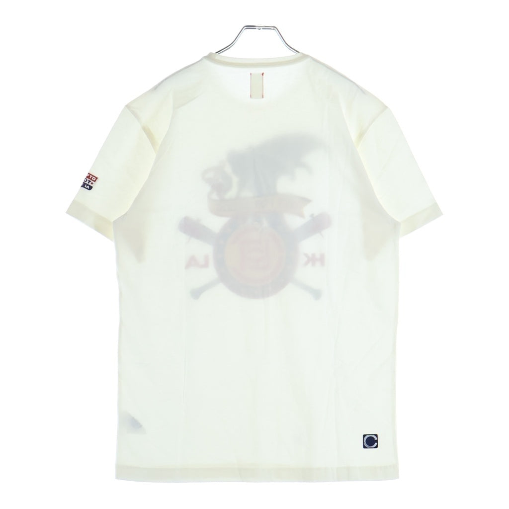 UNDEFEATED(アンディフィーテッド) 13SS ×CLOT OUT FOR BLOOD クロット アウト フォー ブラッド クルーネック カットソー 半袖Tシャツ ホワイト