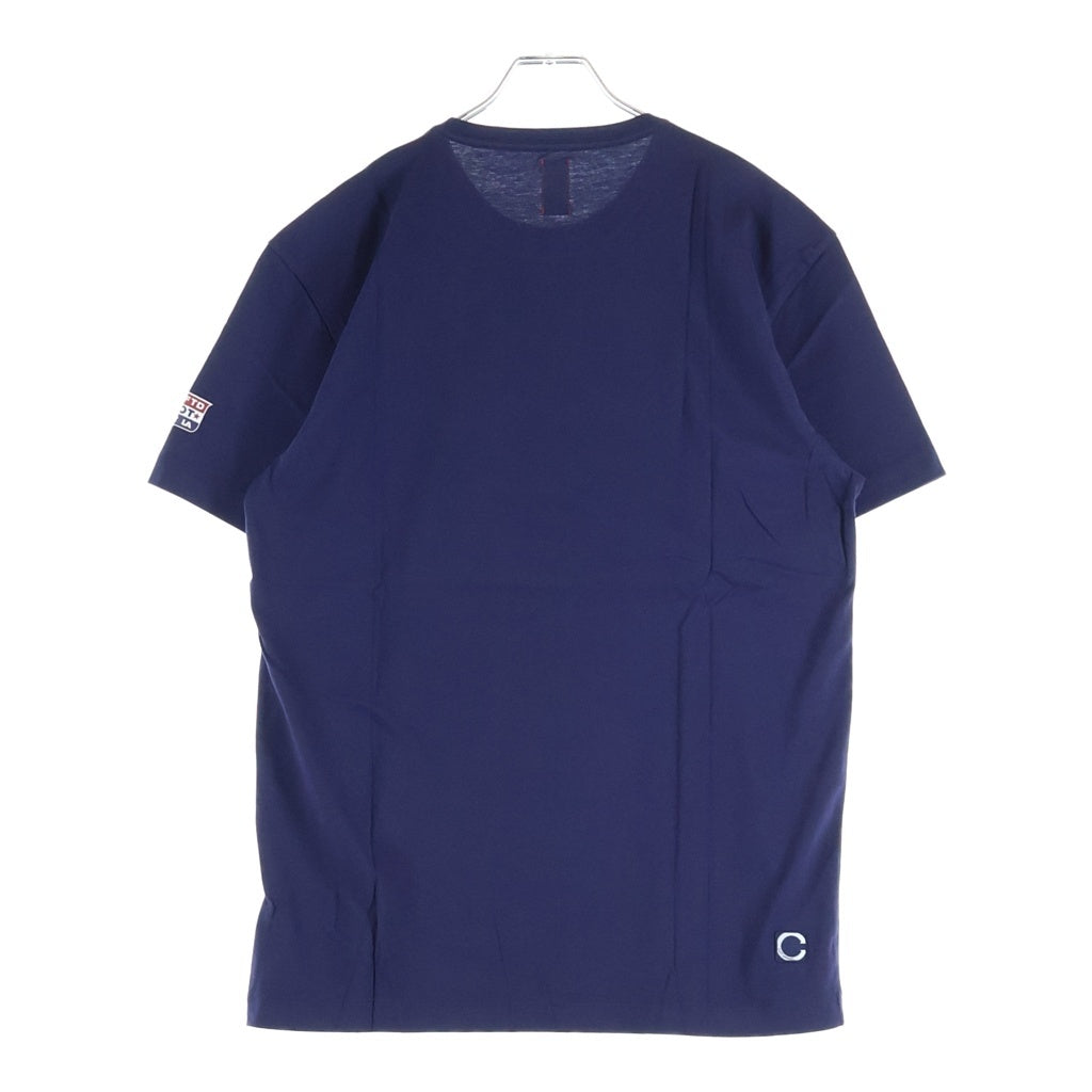 UNDEFEATED(アンディフィーテッド) 13SS ×CLOT OUT FOR BLOOD クロット アウト フォー ブラッド クルーネック カットソー 半袖Tシャツ ネイビー