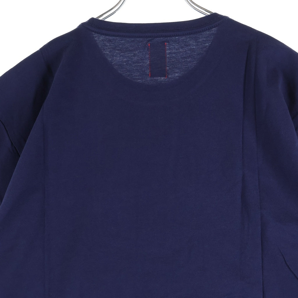 UNDEFEATED(アンディフィーテッド) 13SS ×CLOT OUT FOR BLOOD クロット アウト フォー ブラッド クルーネック カットソー 半袖Tシャツ ネイビー
