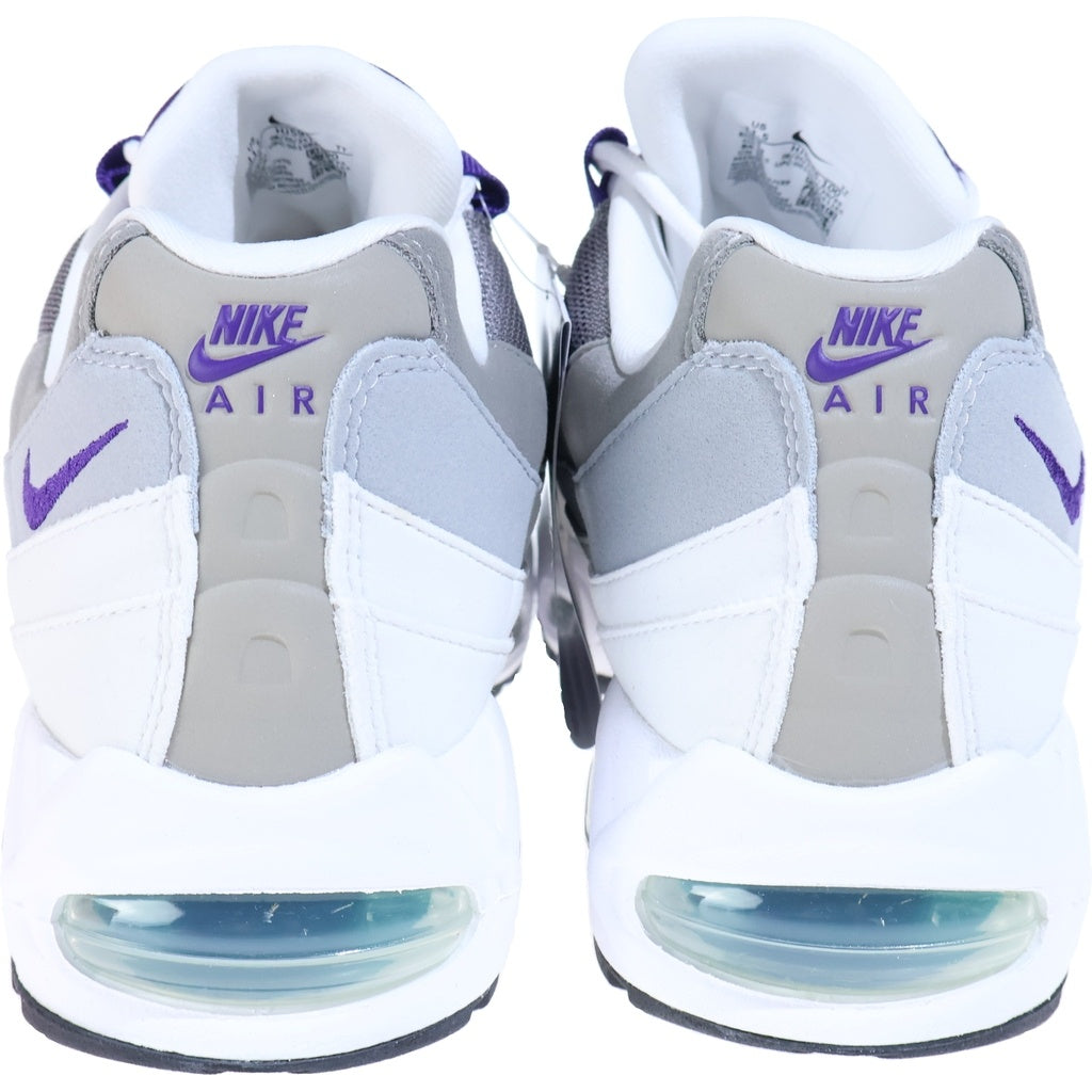 NIKE(ナイキ) WMNS AIR MAX BIG BUBBLE GRAPE ウィメンズ エアマックス 95 ビッグバブルローカットスニーカー グレー/パープル US11.5/28.5cm HJ5996-100