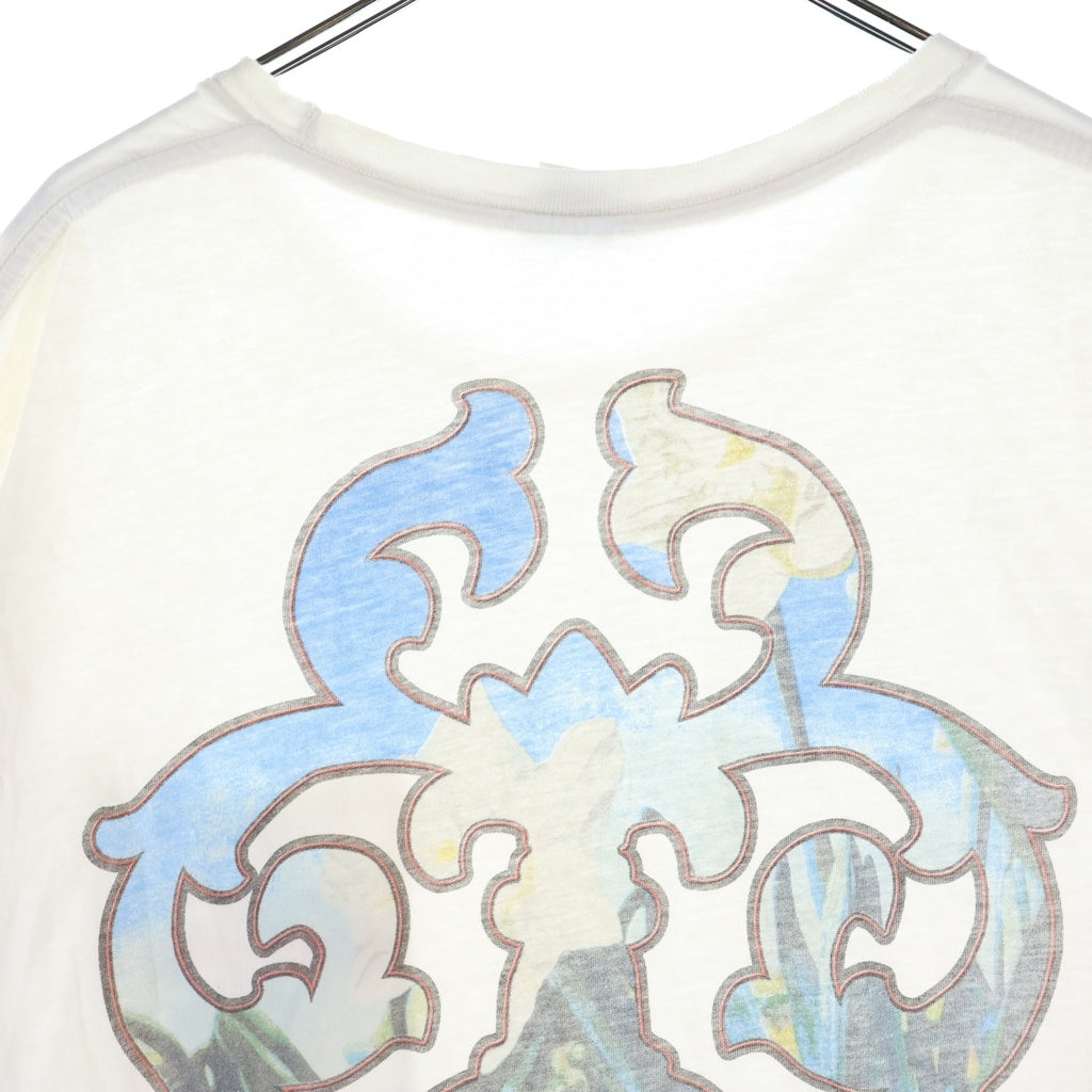 CHROME HEARTS(クロムハーツ) 10TH ANNIVERSARY AOYAMA DAGEER S/S TEE アニバーサリー 青山 ダガー クルーネック カットソー 半袖Tシャツ ホワイト