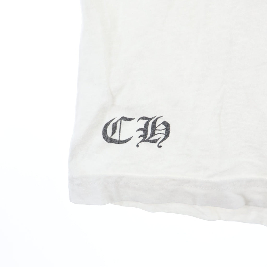 CHROME HEARTS(クロムハーツ) 10TH ANNIVERSARY AOYAMA DAGEER S/S TEE アニバーサリー 青山 ダガー クルーネック カットソー 半袖Tシャツ ホワイト