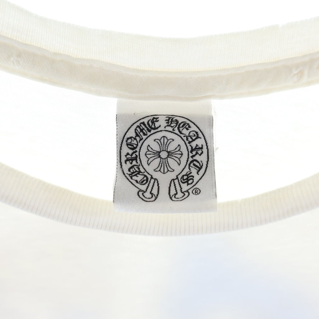 CHROME HEARTS(クロムハーツ) 10TH ANNIVERSARY AOYAMA DAGEER S/S TEE アニバーサリー 青山 ダガー クルーネック カットソー 半袖Tシャツ ホワイト