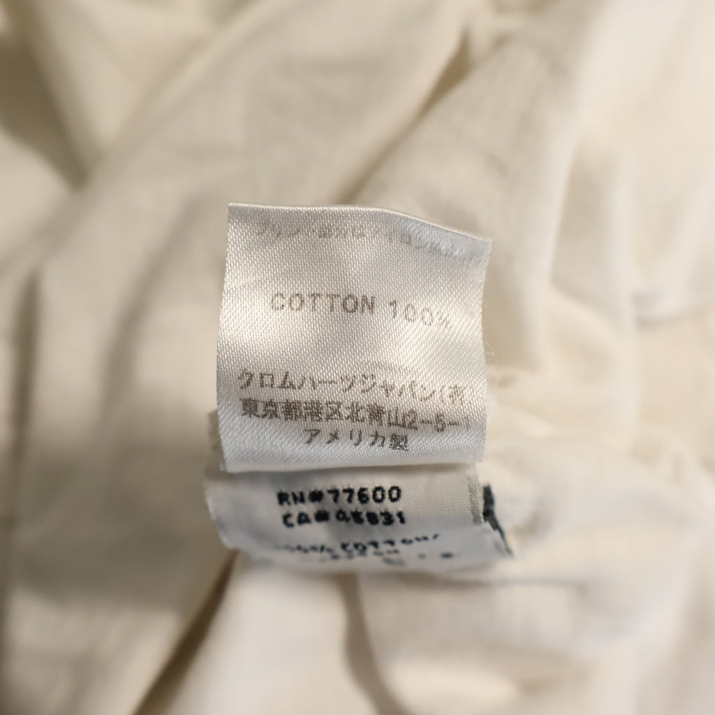 CHROME HEARTS(クロムハーツ) 10TH ANNIVERSARY AOYAMA DAGEER S/S TEE アニバーサリー 青山 ダガー クルーネック カットソー 半袖Tシャツ ホワイト