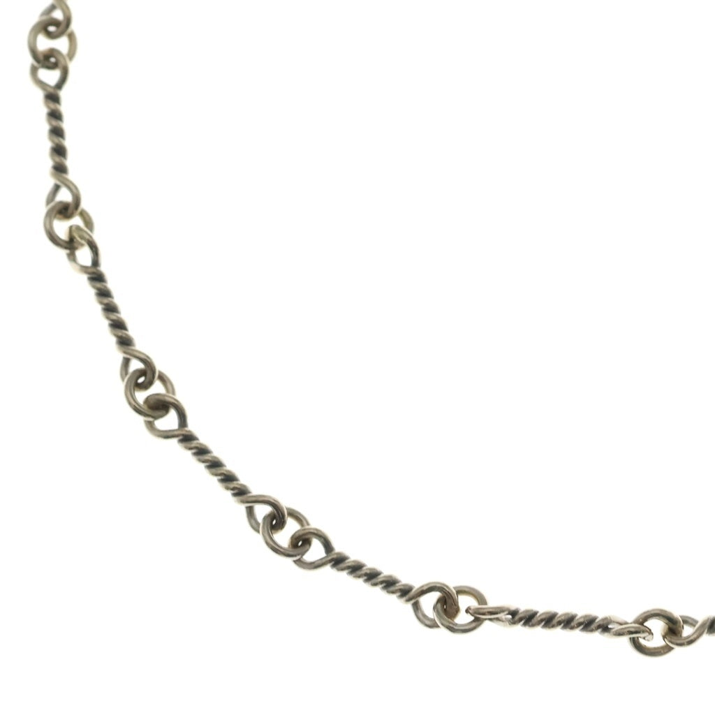 CHROME HEARTS(クロムハーツ) OLD 18KWG NECKCHAIN T24 オールド ツイストチェーンネックレス 24inch ホワイトゴールド