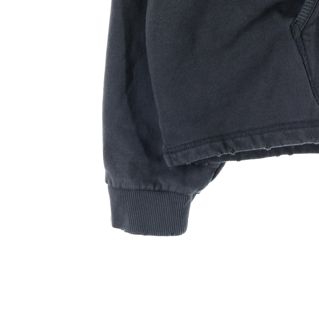 REPRESENT(リプレゼント) STUDDED LOGO HOODED SWEATSHIRT スタッド ロゴデザイン フーデッド スウェット パーカー ブラック