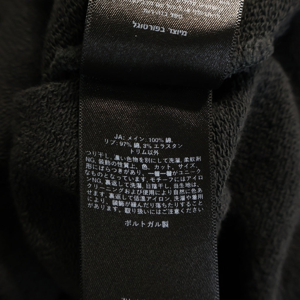 REPRESENT(リプレゼント) STUDDED LOGO HOODED SWEATSHIRT スタッド ロゴデザイン フーデッド スウェット パーカー ブラック