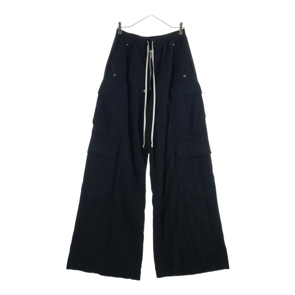 Rick Owens DRKSHDW(リックオウエンス ダークシャドウ) DOUBLE CARGO JUMBO BELAS ダブル ジャンボベラ カーゴパンツ ブラック DU02E7398-CFL