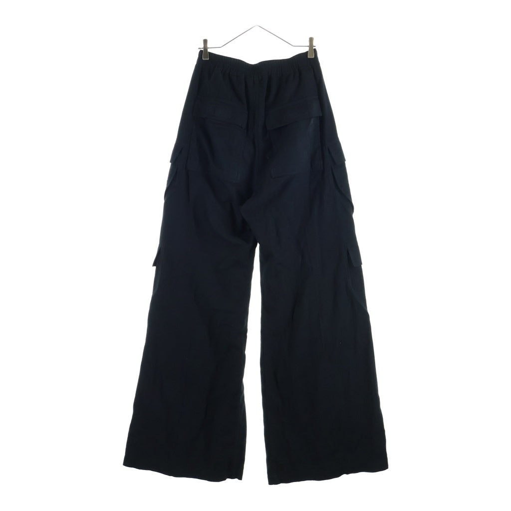 Rick Owens DRKSHDW(リックオウエンス ダークシャドウ) DOUBLE CARGO JUMBO BELAS ダブル ジャンボベラ カーゴパンツ ブラック DU02E7398-CFL