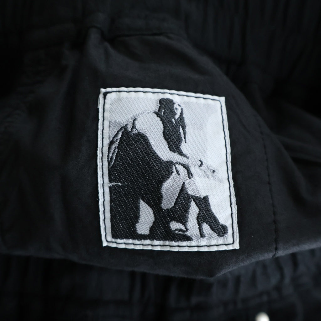 Rick Owens DRKSHDW(リックオウエンス ダークシャドウ) DOUBLE CARGO JUMBO BELAS ダブル ジャンボベラ カーゴパンツ ブラック DU02E7398-CFL