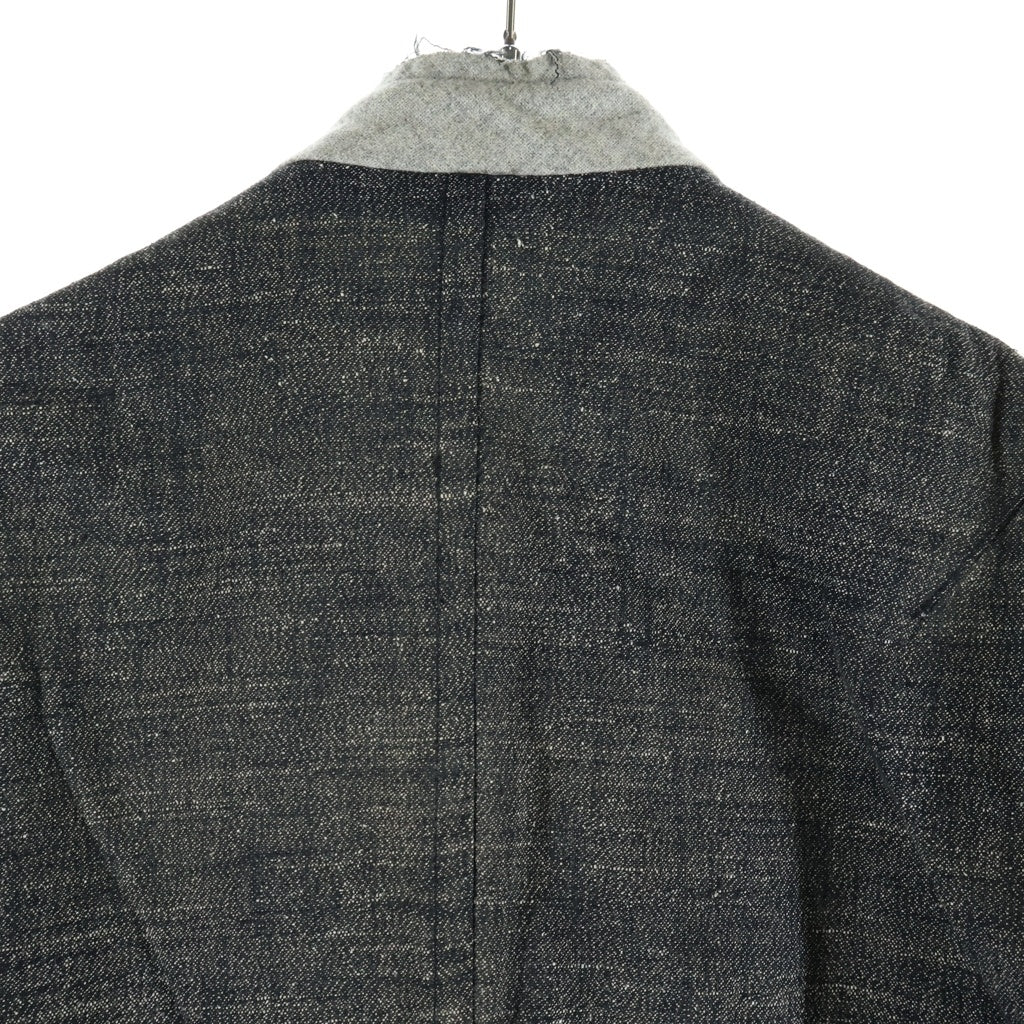 MIHARA YASUHIRO(ミハラヤスヒロ) 24AW SLUB NEP TWEED JACKET スラブ ネップ ツィード テーラードジャケット グレー A13JK031