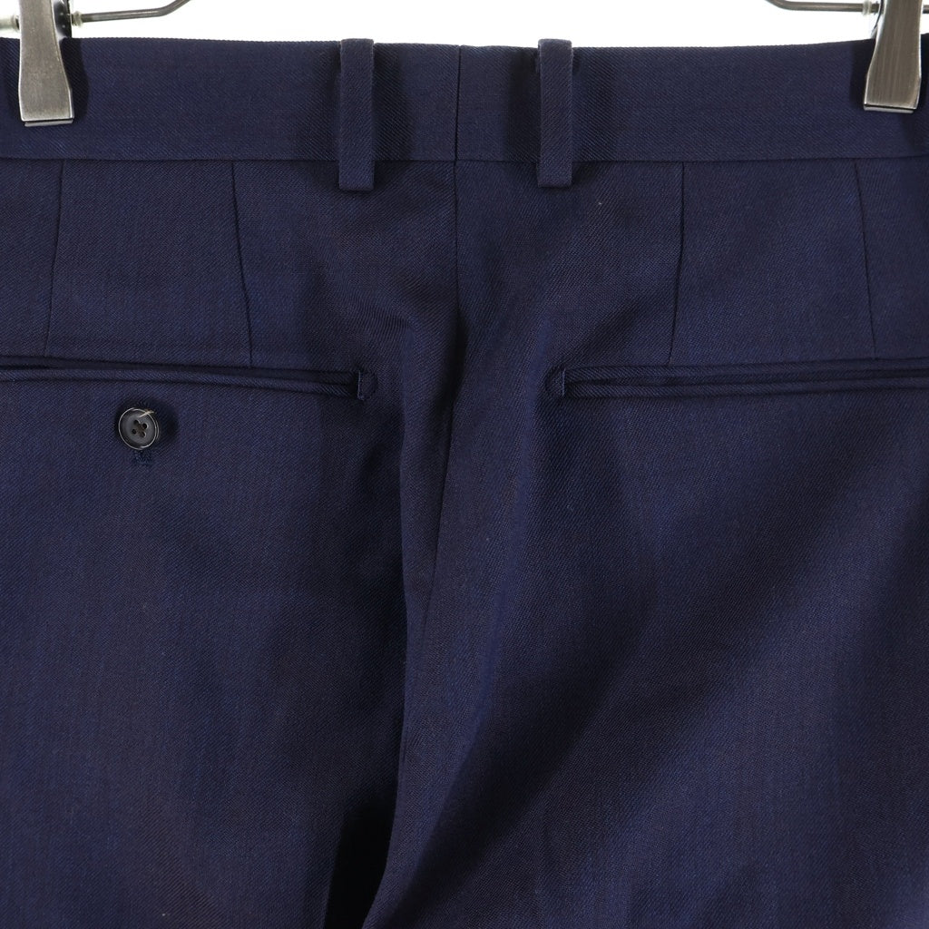 WACKO MARIA(ワコマリア) Dormeuil Pleated Trousers ドメールプリーツトラウザーパンツ ネイビー