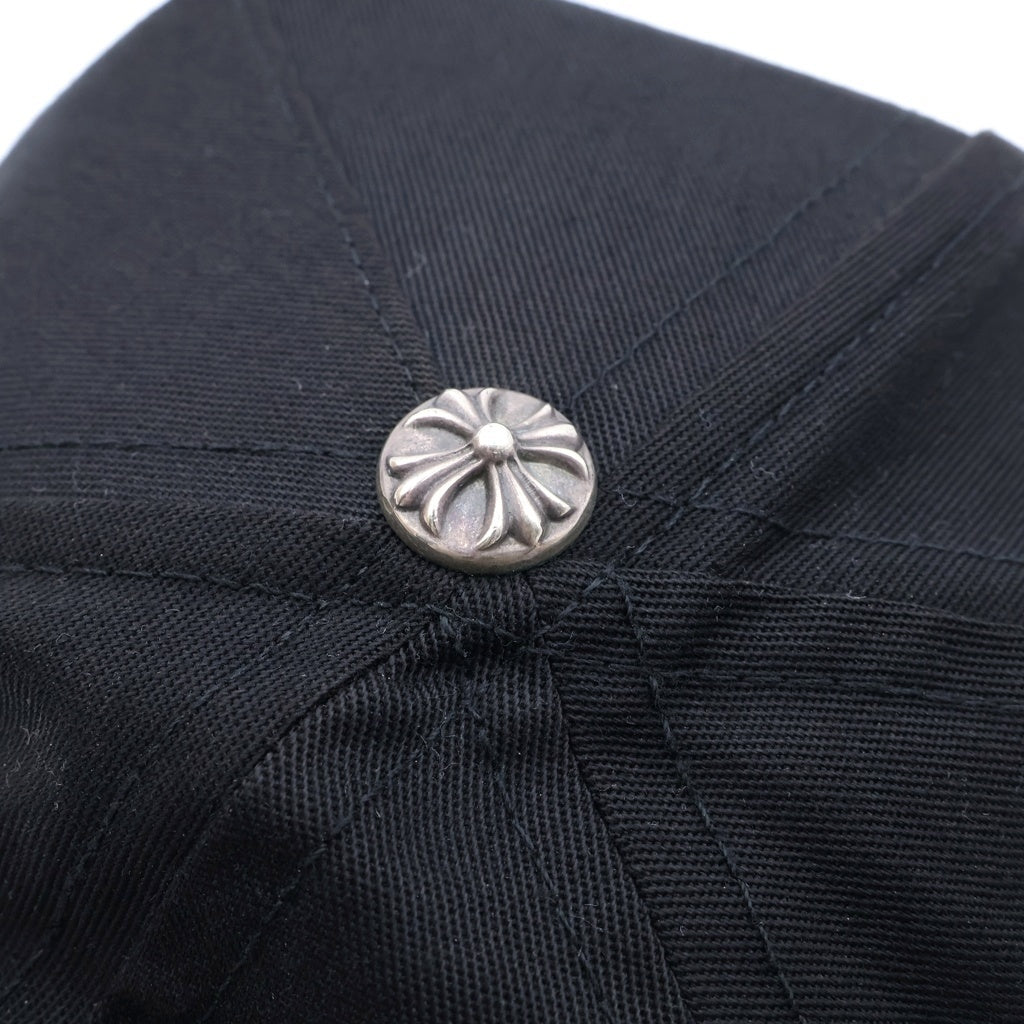 CHROME HEARTS(クロムハーツ) CH HAT CH刺繍ベースボールキャップ 帽子 ブラック