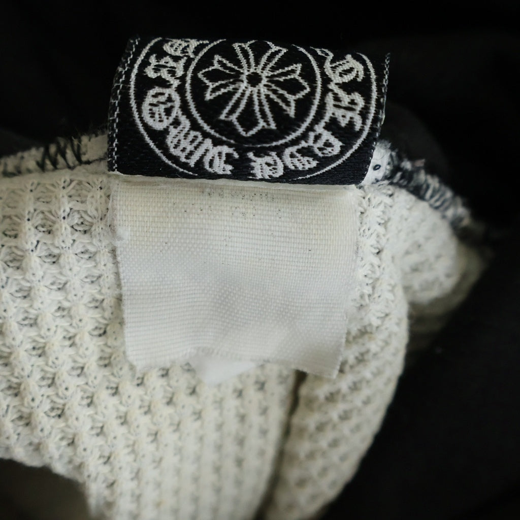 CHROME HEARTS(クロムハーツ) OLD VINE DAGGER SWTSHRT HD オールド 裏地サーマル CHアーム ヴァインダガープリントフーディ スウェットパーカー ブラック