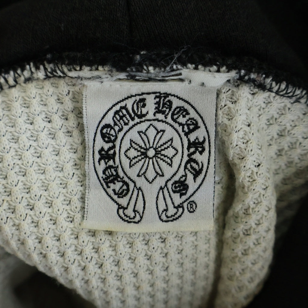 CHROME HEARTS(クロムハーツ) OLD VINE DAGGER SWTSHRT HD オールド 裏地サーマル CHアーム ヴァインダガープリントフーディ スウェットパーカー ブラック