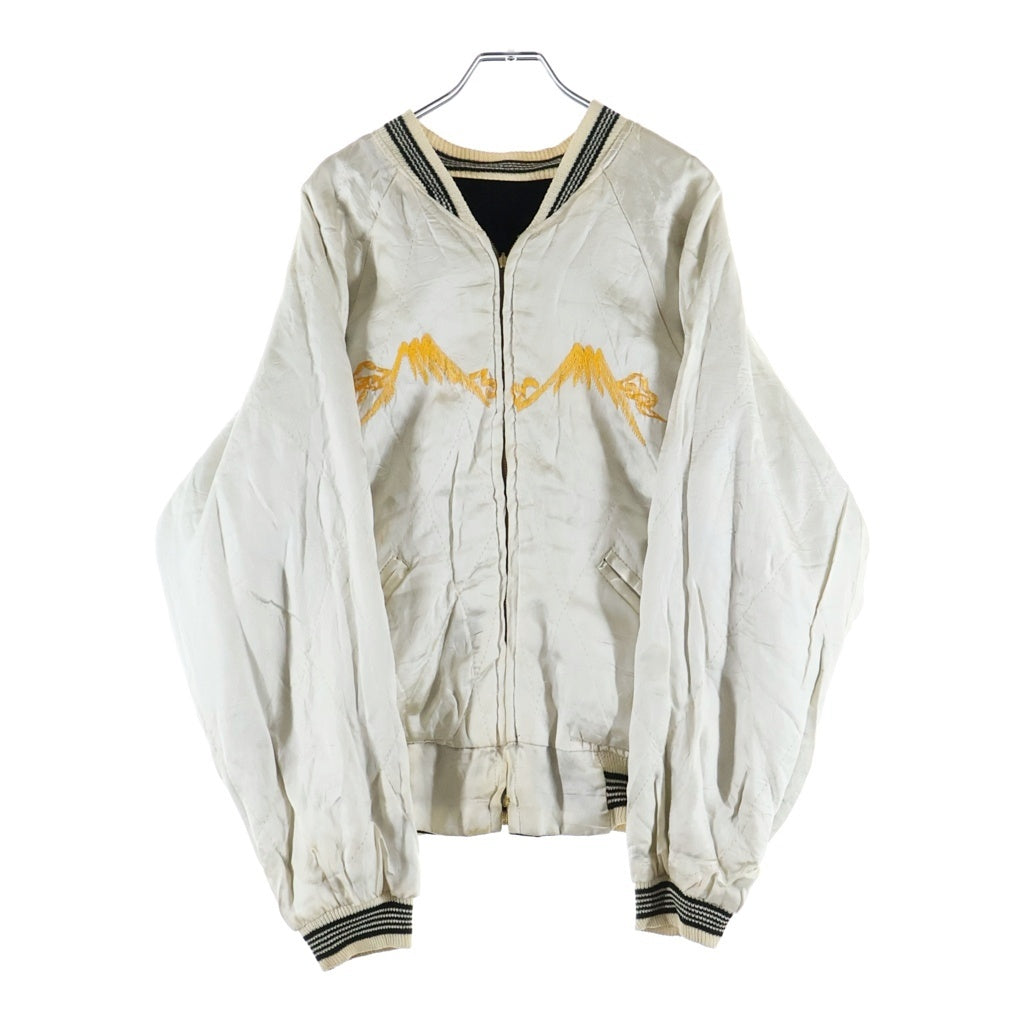 VINTAGE(ヴィンテージ) 50s SOUVENIR JACKET 別珍 刺繍デザイン リバーシブル スーベニアジャケット ブラック