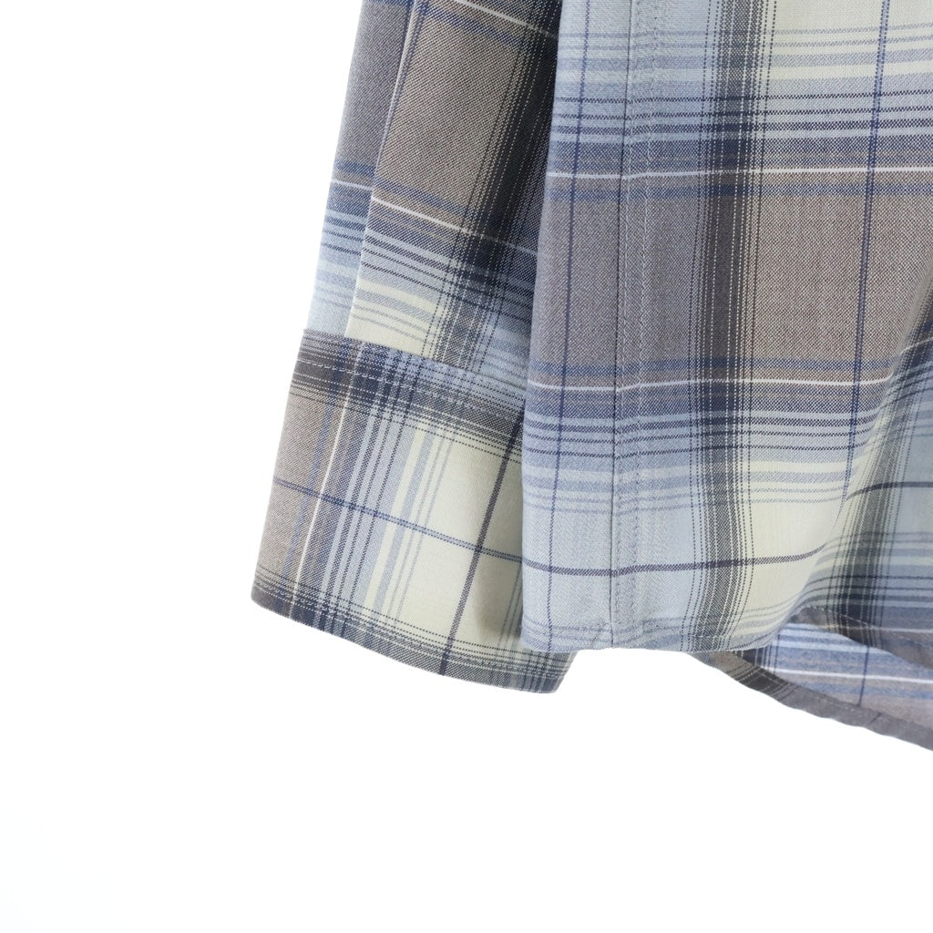 AURALEE(オーラリー) 26SS SUPER LIGHT WOOL CHECK SHIRT スーパーライトウールチェック 長袖シャツ グレー A26SS01LC