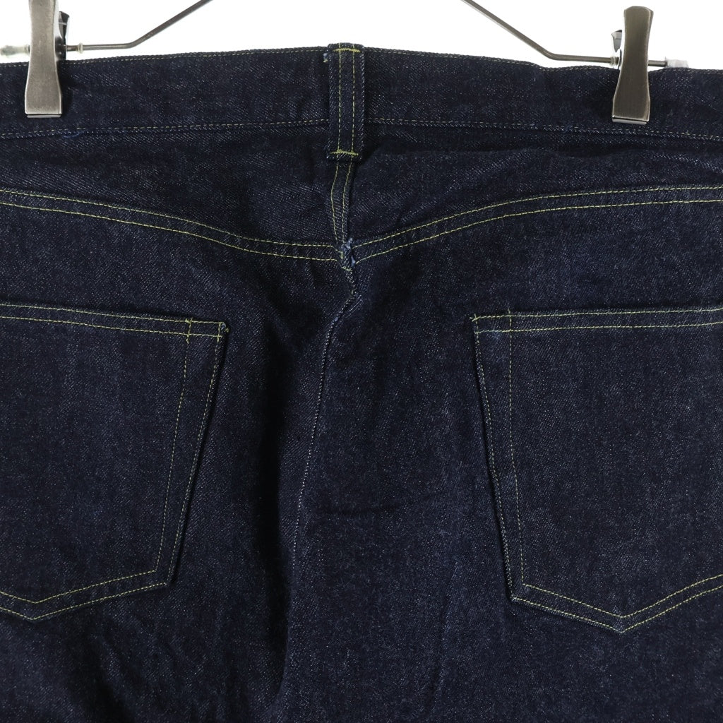 A.PRESSE(アプレッセ) 26AW Washed Denim Wide Pants ウォッシュド ワイドデニムパンツ ブルー AP-4001