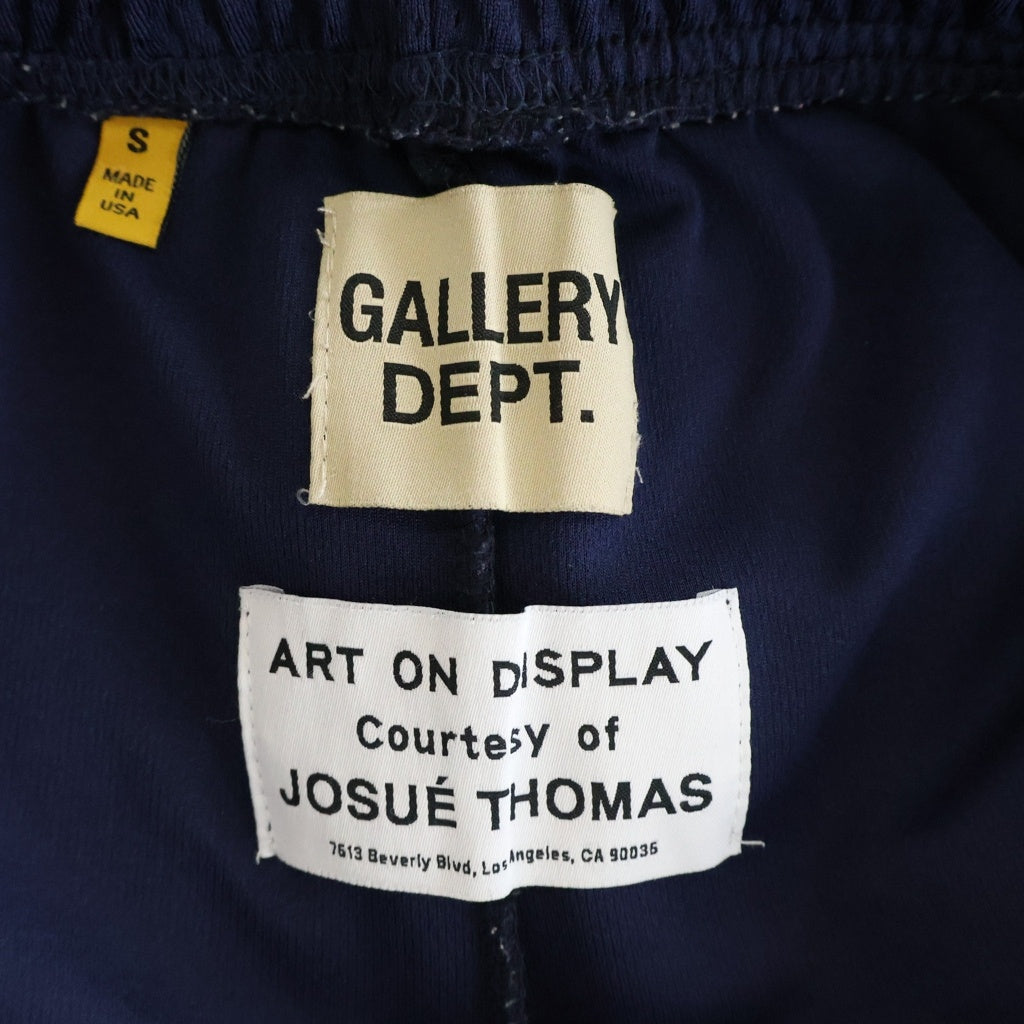 GALLERY DEPT.(ギャラリーデプト) ロゴプリント メッシュハーフパンツ ショーツ ネイビー