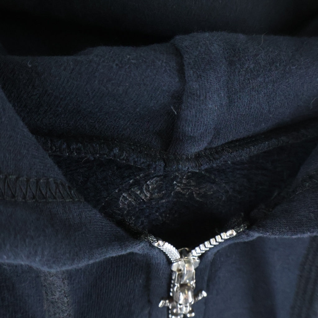 CHROME HEARTS(クロムハーツ) SWTSHRT HD ZIP FOTI フォティバックプリント ジップアップパーカー ブラック