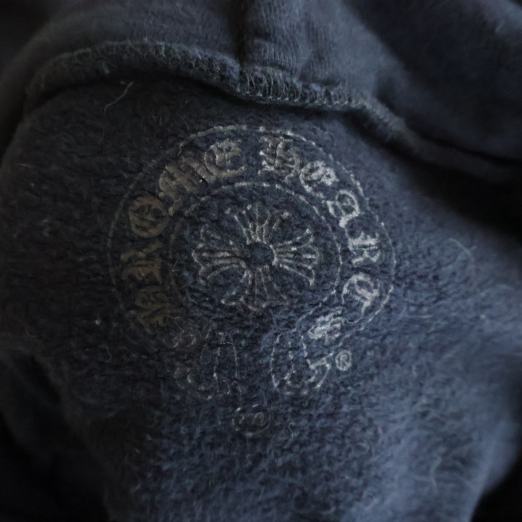 CHROME HEARTS(クロムハーツ) SWTSHRT HD ZIP FOTI フォティバックプリント ジップアップパーカー ブラック