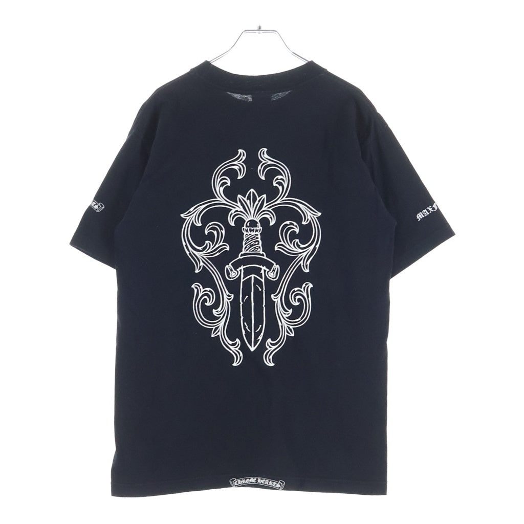 CHROME HEARTS(クロムハーツ) OLD MAXFIELD VINE DAGGER S/S TEE オールド マックスフィールド ヴァインダガー半袖Tシャツ ブラック M