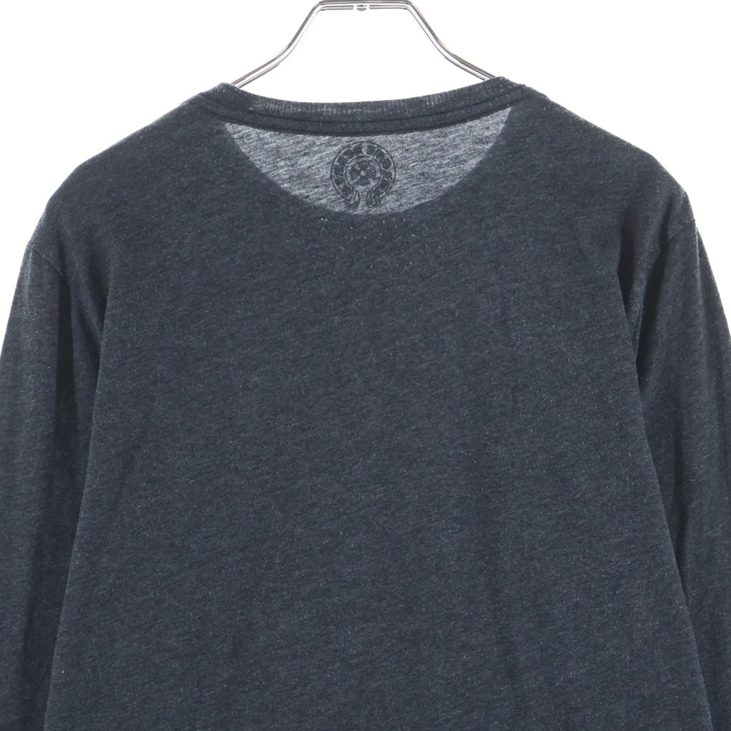 CHROME HEARTS(クロムハーツ) CH PLUS L/S TEE CHプラス 長袖Tシャツ カットソー グレー S