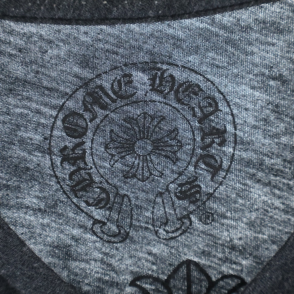 CHROME HEARTS(クロムハーツ) 袖CHクロスプリント長袖カットソー ロンT