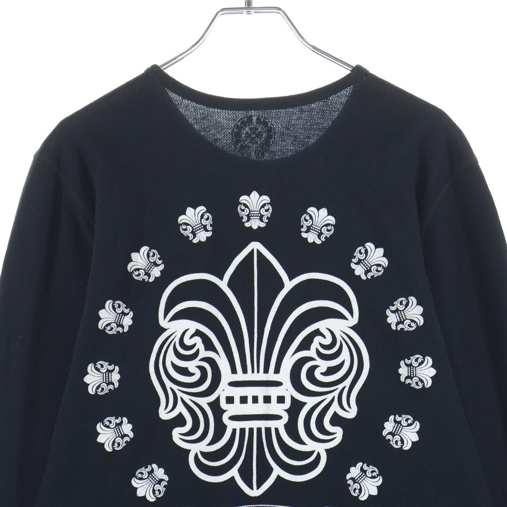 CHROME HEARTS(クロムハーツ) BS FLUER Thermal L/S TEE BSフレア サーマル 長袖Tシャツ カットソー ブラック M