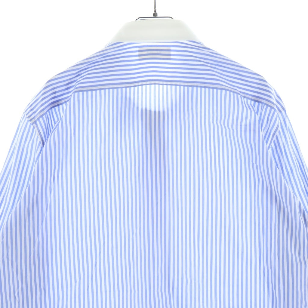 CELINE(セリーヌ) ストライプコットンポプリン 長袖シャツ ブルー RC0BX1389