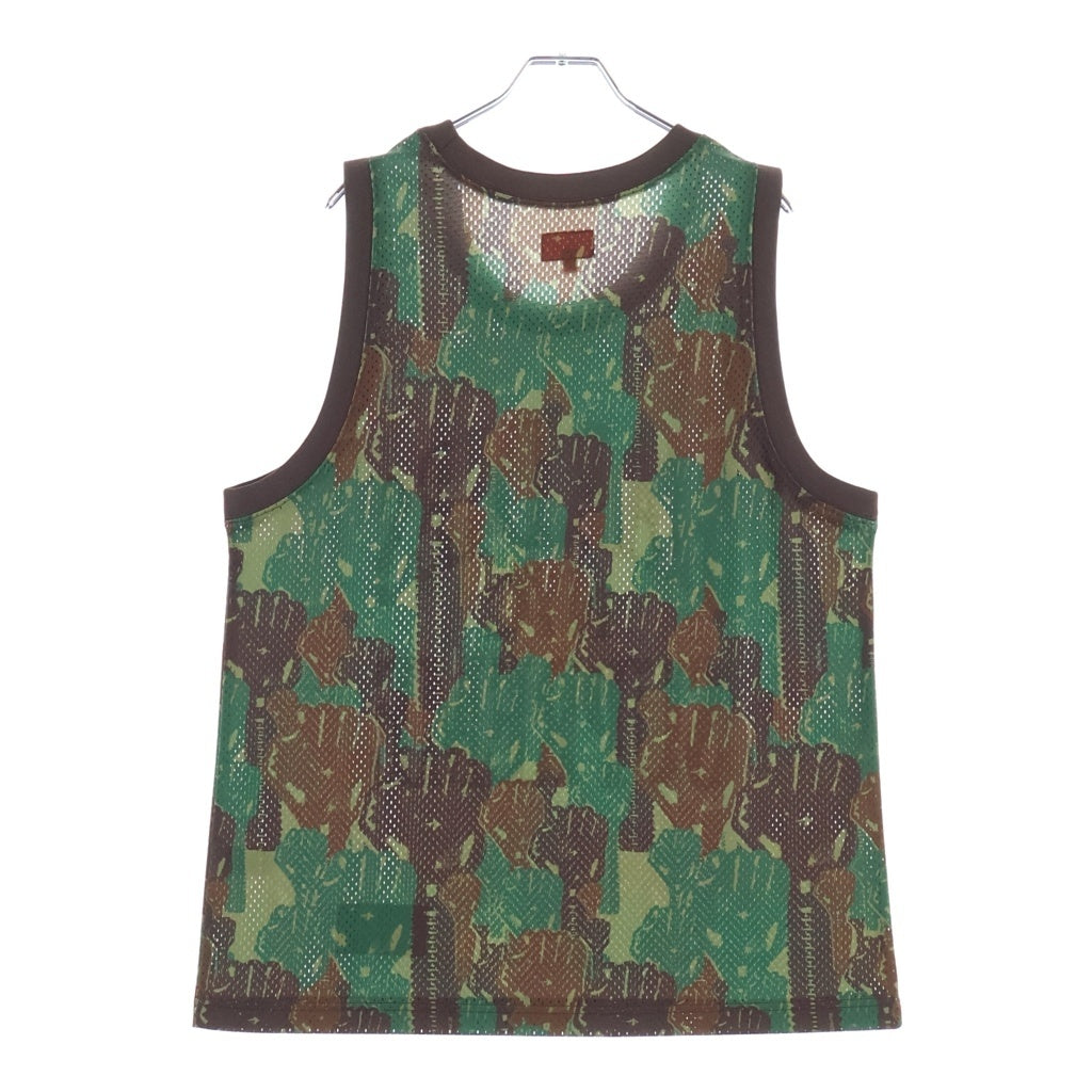 SUPREME(シュプリーム) 23SS Hardies Camo Basketball Jersey ラインストーン メッシュ タンクトップ グリーン