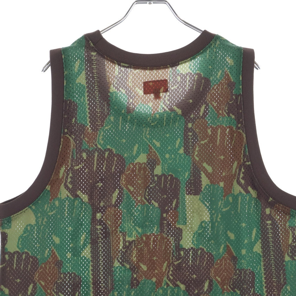 SUPREME(シュプリーム) 23SS Hardies Camo Basketball Jersey ラインストーン メッシュ タンクトップ グリーン