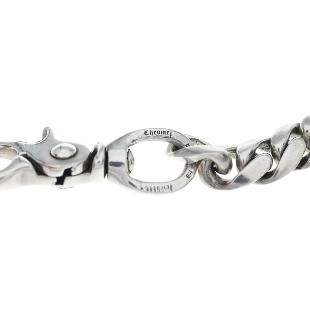 CHROME HEARTS(クロムハーツ) CLASSIC SHORT-T/ 2クリップショートクラシック ウォレットチェーン シルバー BCA068