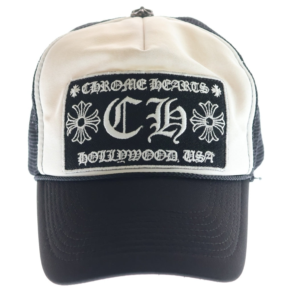 CHROME HEARTS(クロムハーツ) TRUCKER CAP トラッカー メッシュキャップ 帽子 ホワイト/ブラック
