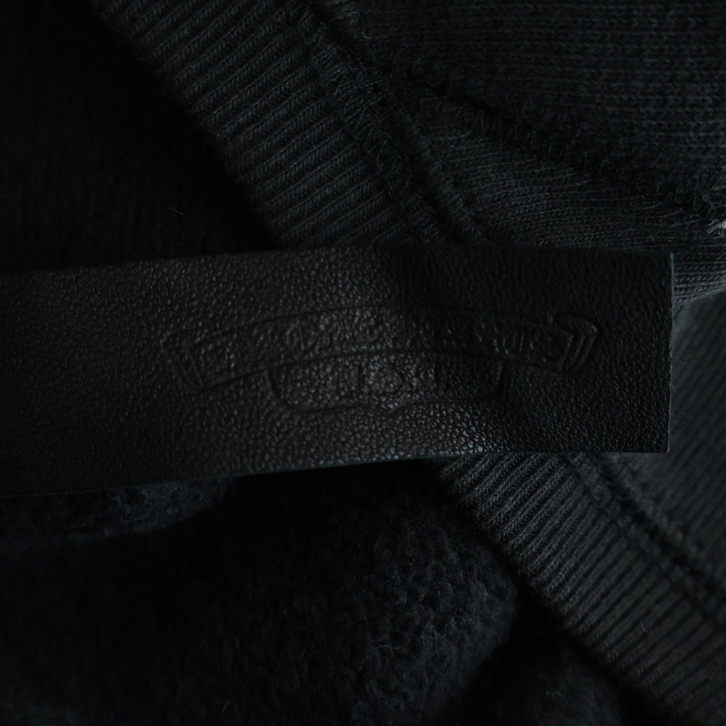 CHROME HEARTS(クロムハーツ) Y NOT SWTSHRT GYN U PAPER JAM クロスパッチ付き クルーネックスウェット ブラック
