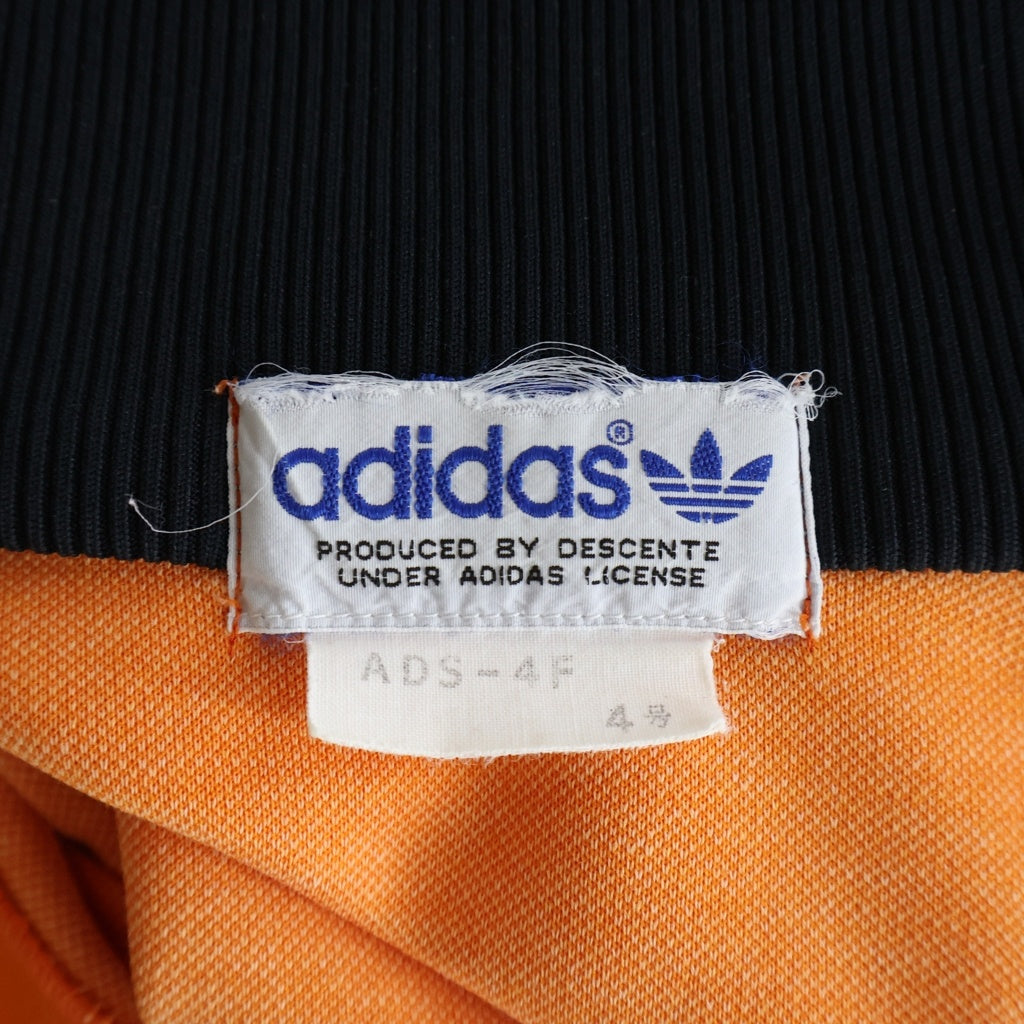 adidas(アディダス) 70s デサント期 アームライン トラックジャケット オレンジ 4号