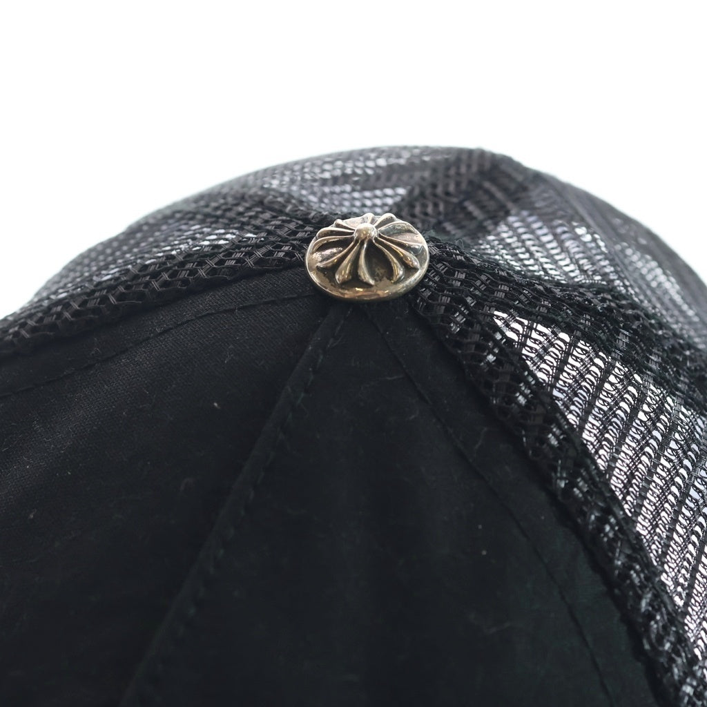 CHROME HEARTS(クロムハーツ) TRUCKER CAP CHロゴ メッシュ 5パネル トラッカーキャップ 帽子 ブラック