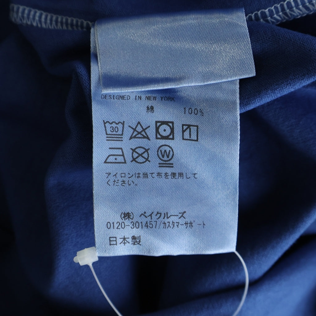 KITH(キス) BUAISOU Aizome Vintage S/S Tee 藍染ヴィンテージ ボックスロゴ半袖Tシャツ カットソー ブルー 24-071-060-0000-1-0