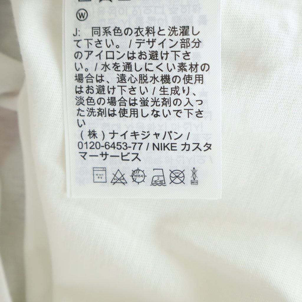 SAINT MICHAEL(セントマイケル) 26SS ×JORDAN BRAND M J SM S/S Tee ×ジョーダンブランド フロントロゴプリント半袖Tシャツ カットソー ホワイト SM-MK8-0000-J07