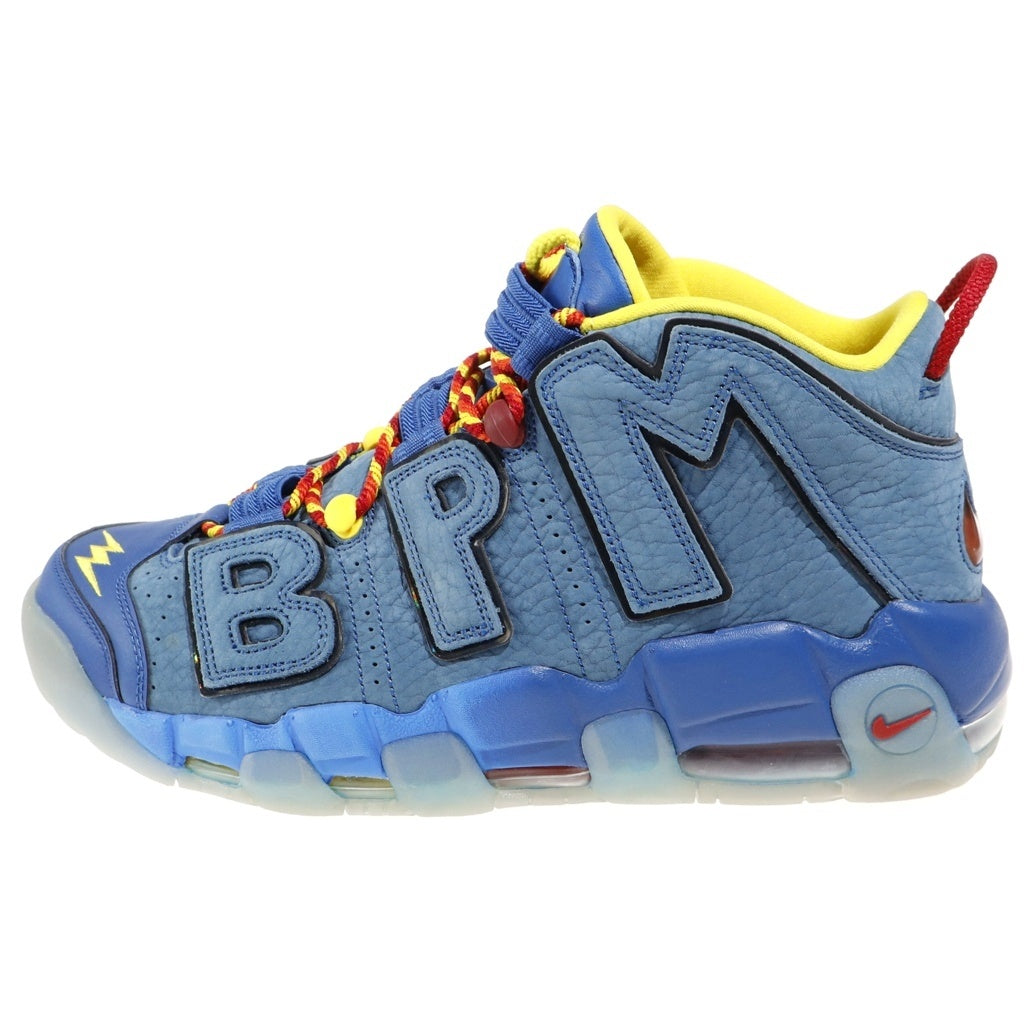 NIKE(ナイキ) AIR MORE UPTEMPO '96 DOERNBECHER エアモアアップテンポ 96 ドーレンベッカーハイカットスニーカー ブルー/イエロー US11/29cm AH6949-446